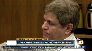 Unlicensed dentist facing new charges
