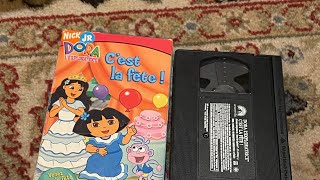 Closing To Dora The Explorer Its A Party 2005 Vhs French Canadian Copy