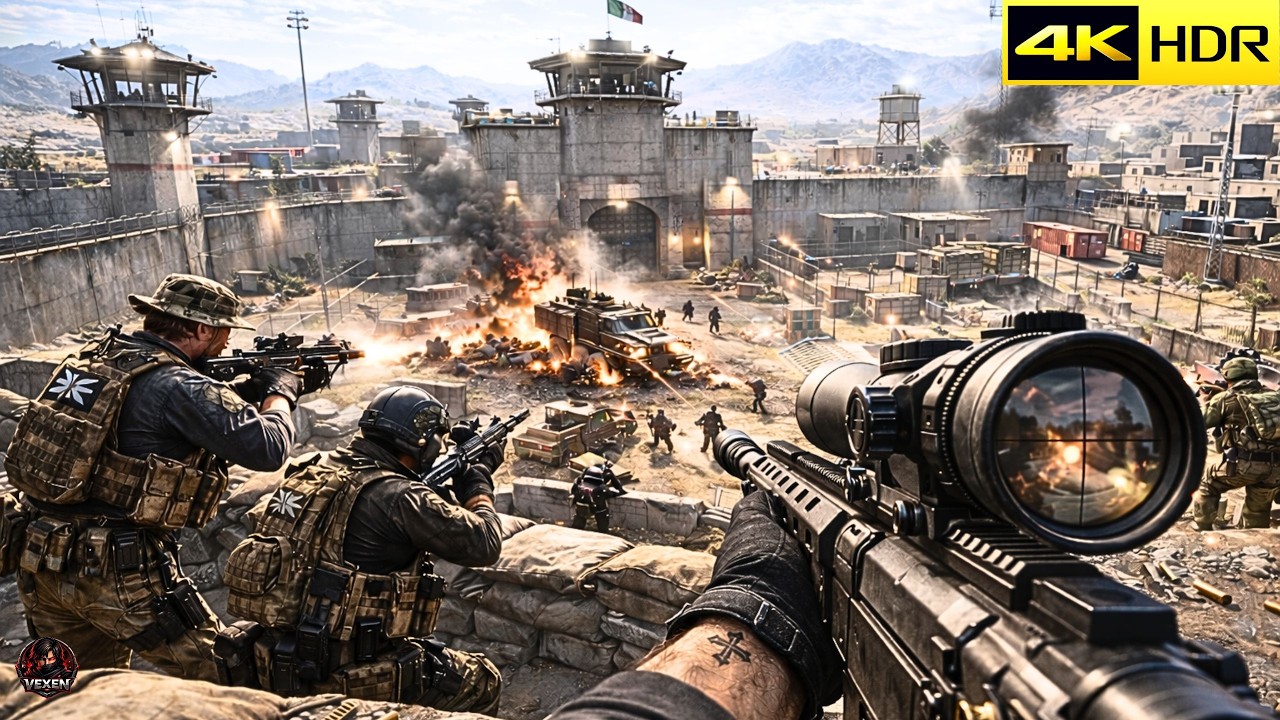 S.A.S Raid Prison To Rescue Friend | Immersive Ultra Realistic Gameplay [4K60FPS] CODMWII