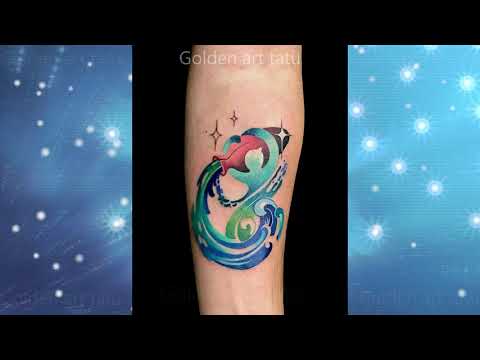 TATTOO SIGN OF THE ZODIAC OF AQUARIUS