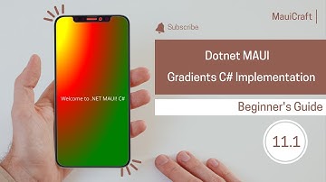 Dotnet MAUI Gradient in C#
