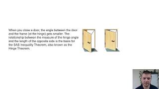 Geometry 5-7 Inequalities in Two Triangles: Problem 1 - Using the Hinge Theorem