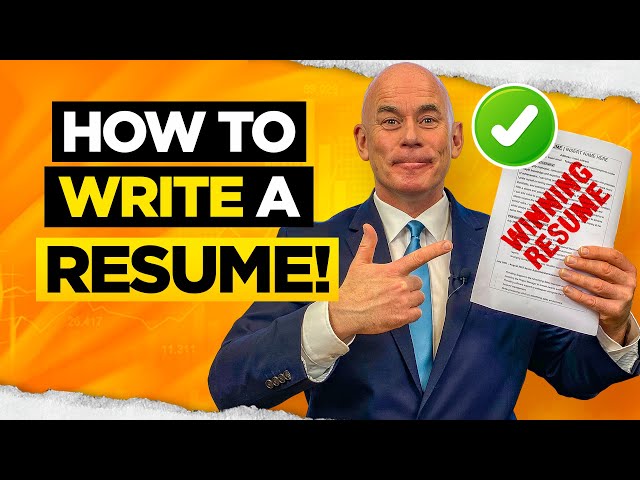 HOW TO WRITE A RESUME! (5 Golden Tips for Writing a POWERFUL Resume or CV!) class=