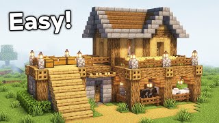 Minecraft: Survival Starter House Tutorial🏠