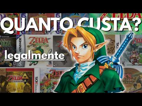 Quanto custa para jogar TODA franquia ZELDA legalmente? (Mais do que você imagina)