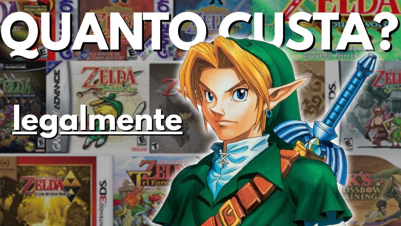 Quanto custa para jogar TODA franquia ZELDA legalmente? (Mais do que você imagina)
