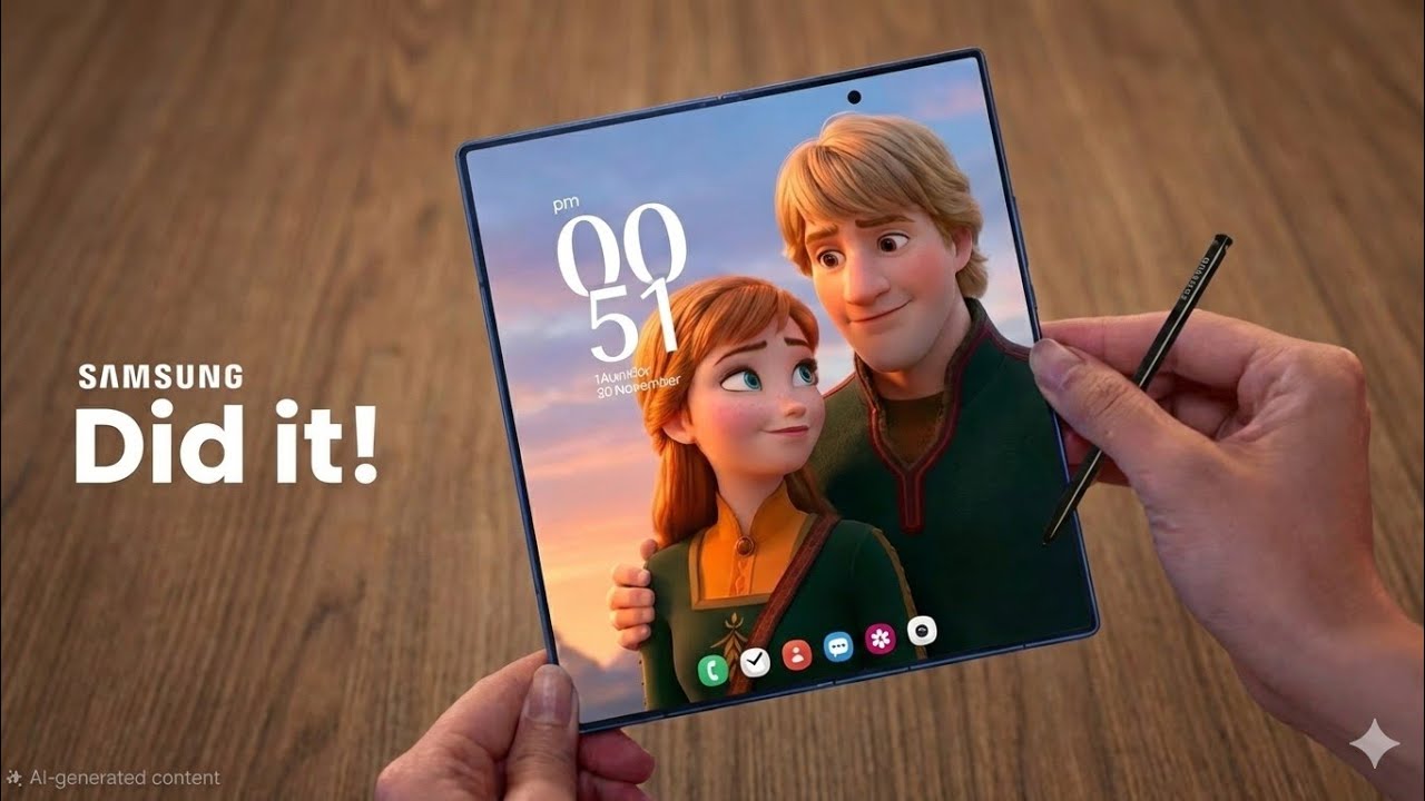 Samsung’s Creaseless Foldable Is Real — 3 Fold Phones Are Coming in 2026