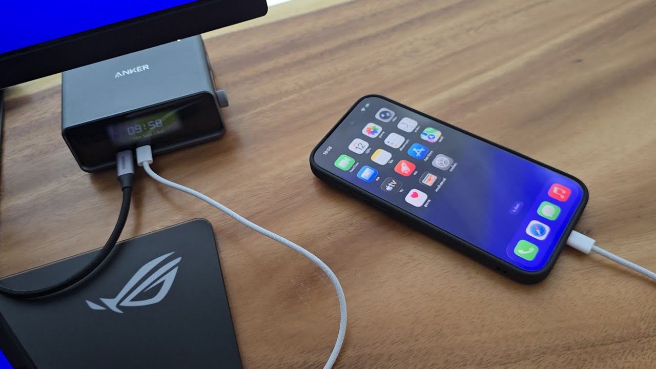 Charging the iPhone 17 Pro Max with an Anker Prime charger - YouTube
