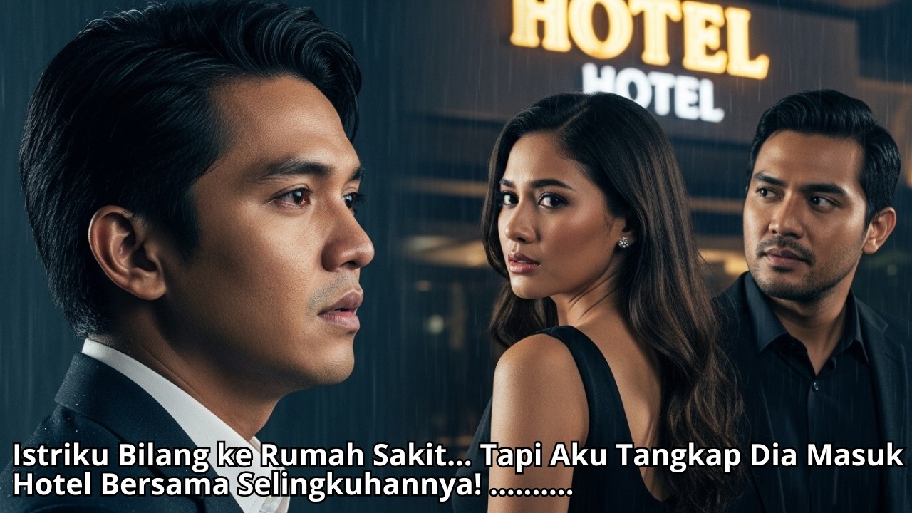 Istriku Bilang ke Rumah Sakit… Tapi Aku Tangkap Dia Masuk Hotel Bersama Selingkuhannya!