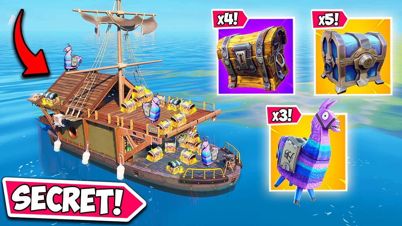 Download *NEW* SECRET LOOT BOAT!! (OUTSIDE MAP!) - Fortnite Funny Fails and WTF Moments! #949
