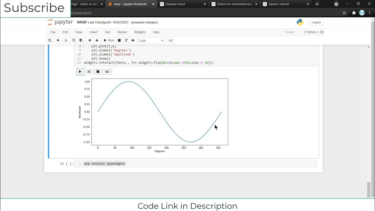 2D Graph Animation in matplotlib python - YouTube