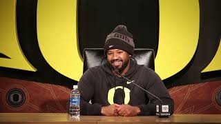 Celebrity Watch: Ra'shaad Samples breaks down Oregon’s RB room early in spring football Profile