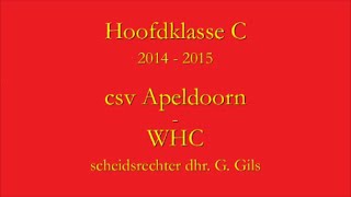 2014-10-04 Hoofdklasse C csv Apeldoorn - WHC