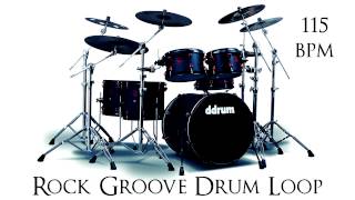 Rock Groove Drum Loop 115 bpm