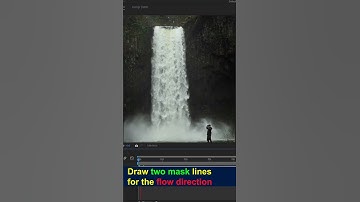 How to Animate waterfall in 30 seconds! #shorts #aftereffects #motiongraphics