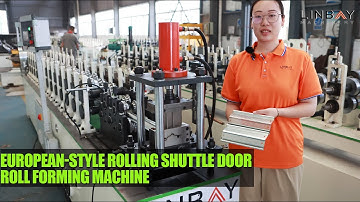【Rolling shutter slat】Linbay- European-style rolling shutter door roll forming machine