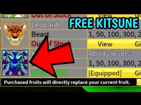 HOW TO GET KITSUNE FRUIT IN BLOX FRUITS - YouTube