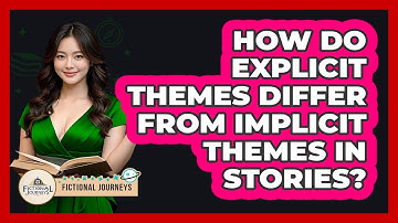 How Do Explicit Themes Differ From Implicit Themes In Stories? - Fictional Journeys