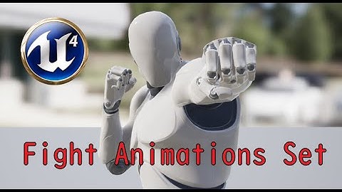 UE4 Flashy, high-quality fighting animation PV RootMotion