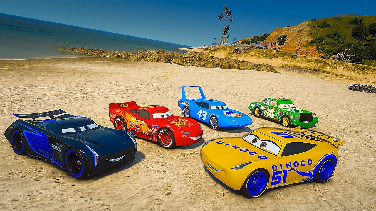 Challenge Pixar Cars McQueen and Friends The King Chick Hicks Cruz ...