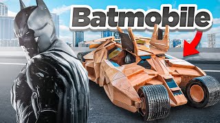 Model Car - Dark Knight's (Batman's) Tumbler Batmobile Out of Wood | Awesome Woodcraft