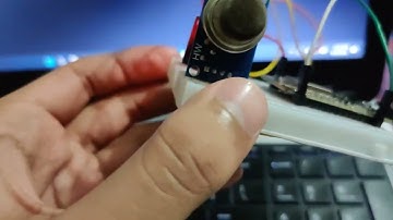 SMOKE DETECTION USING ESP8266 CIRCUIT VIDEO CLOSEUP