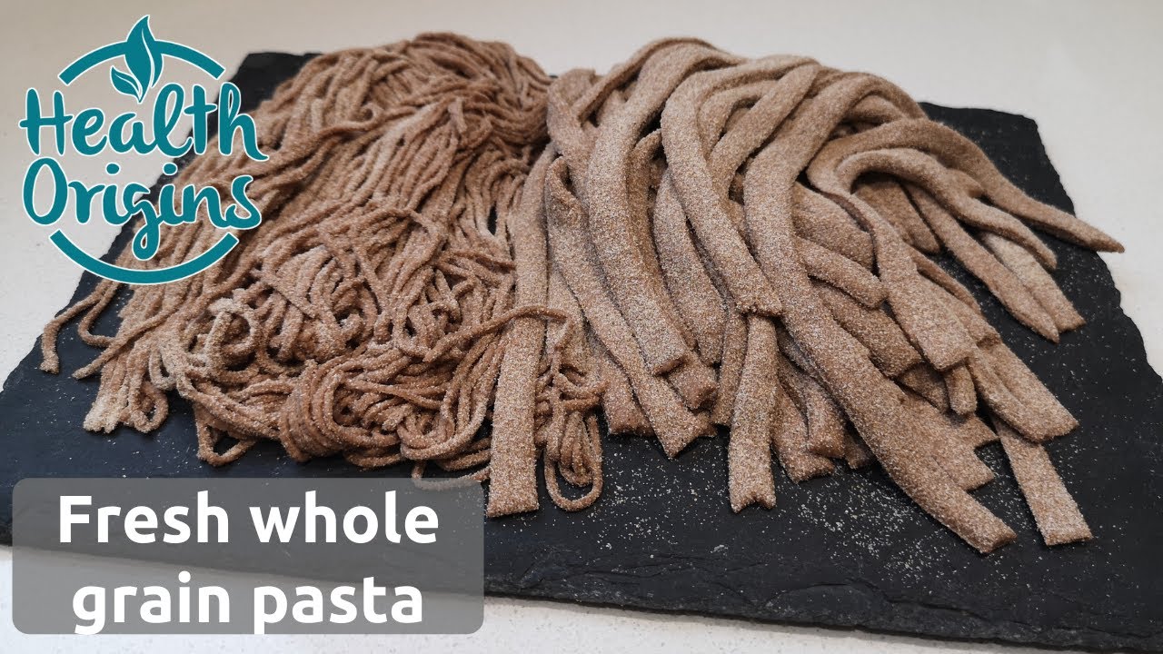 How to make fresh wholewheat pasta (no egg)