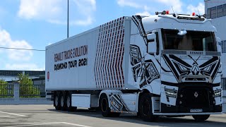 Обзор DLC Renault Trucks T Tuning Pack версии 1.44 в Euro Truck Simulator 2