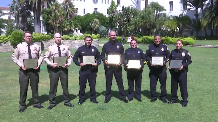 Local law enforcement officers honored during H. T...