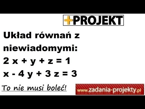 Wideo: Jak Rozwiązać Układ Równań W Dwóch Niewiadomych?