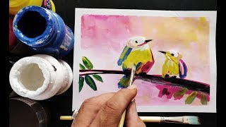 poster easy painting beginners