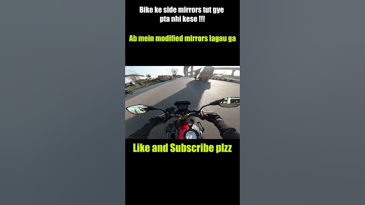 Bike ke mirrors tut gye 🥺💔 #bike #bikemodification #bikelover