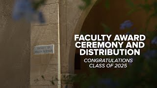 FHS | Faculty Award Distribution and Ceremony
