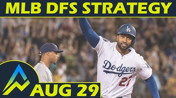 Awesemo.com MLB DFS Strategy | Wednesday 8/29 | FanDuel & DraftKings