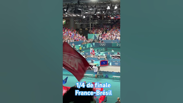 JO Paris 2024 - Tennis de table - 1/4 de finale : France-Brésil