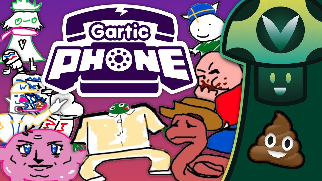 [Vinesauce] Vinny & Friends - Gartic Phone (with NOT pros)