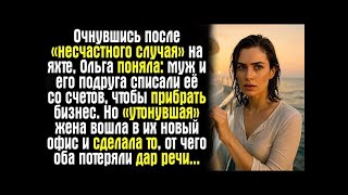 видео: Очнувшись после «несчастного случая» на яхте, Ольга поняла- муж и его подруга списали её со счетов.. картинка: Очнувшись после «несчастного случая» на яхте, Ольга поняла- муж и его подруга списали её со счетов..