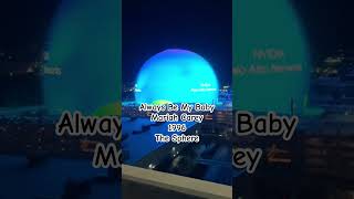 Always Be My Baby Mariah Carey 1996 The Sphere #vegas #sphere #mariahcarey #1996 #bemybaby