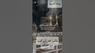 الراحة النفسية الحقيقية...أرح قلبك❤️و اذكر الله،تلاوة أسطورية #القرآن_الكريم #المصحف #اسلام #islam
