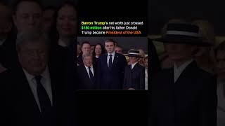 Barron Trump Net Worth Crosses $150 Million | Youngest Trump Billionaire in Making 💰#shorts