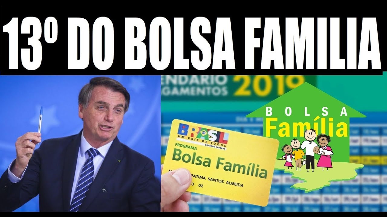 Resultado de imagem para décimo terceiro do bolsa família 2019