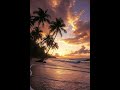 Sunset Beach Relaxing, Ambient Relaxing music, Soft piano music #ambientmusic #sunset