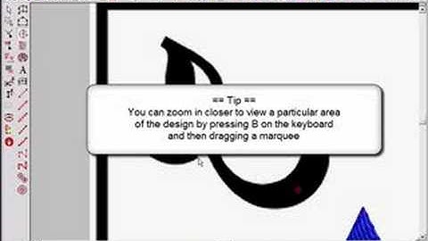 Wilcom Embroidery Digitizing tutorial - Input C