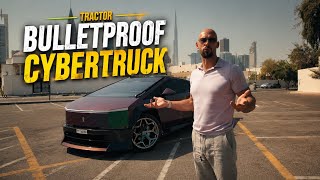 Andrew Tate Unveils $20M Custom Purple Cybertruck in Dubai