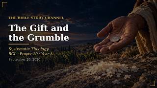 The Gift and the Grumble - Systematic Theology of the RCL for Proper 20, Year A #BibleStudy