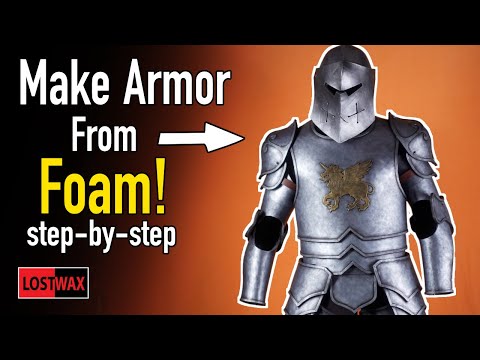 DIY Knight Armor Cosplay / How to Make a Foam Knight Armor Costume