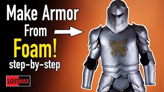 DIY Knight Armor Cosplay / How to Make a Foam Knight Armor Costume Using Hot Glue!