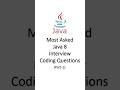 Java 8 Coding Interview Question Part-1