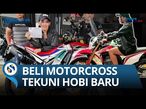 Jalani Hobi Baru, Clara Gopa Duo Semangka Beli Motocross Rally Seharga 76 Juta di Malang