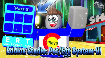Roblox Studio: Pet/Egg System UI Part 2